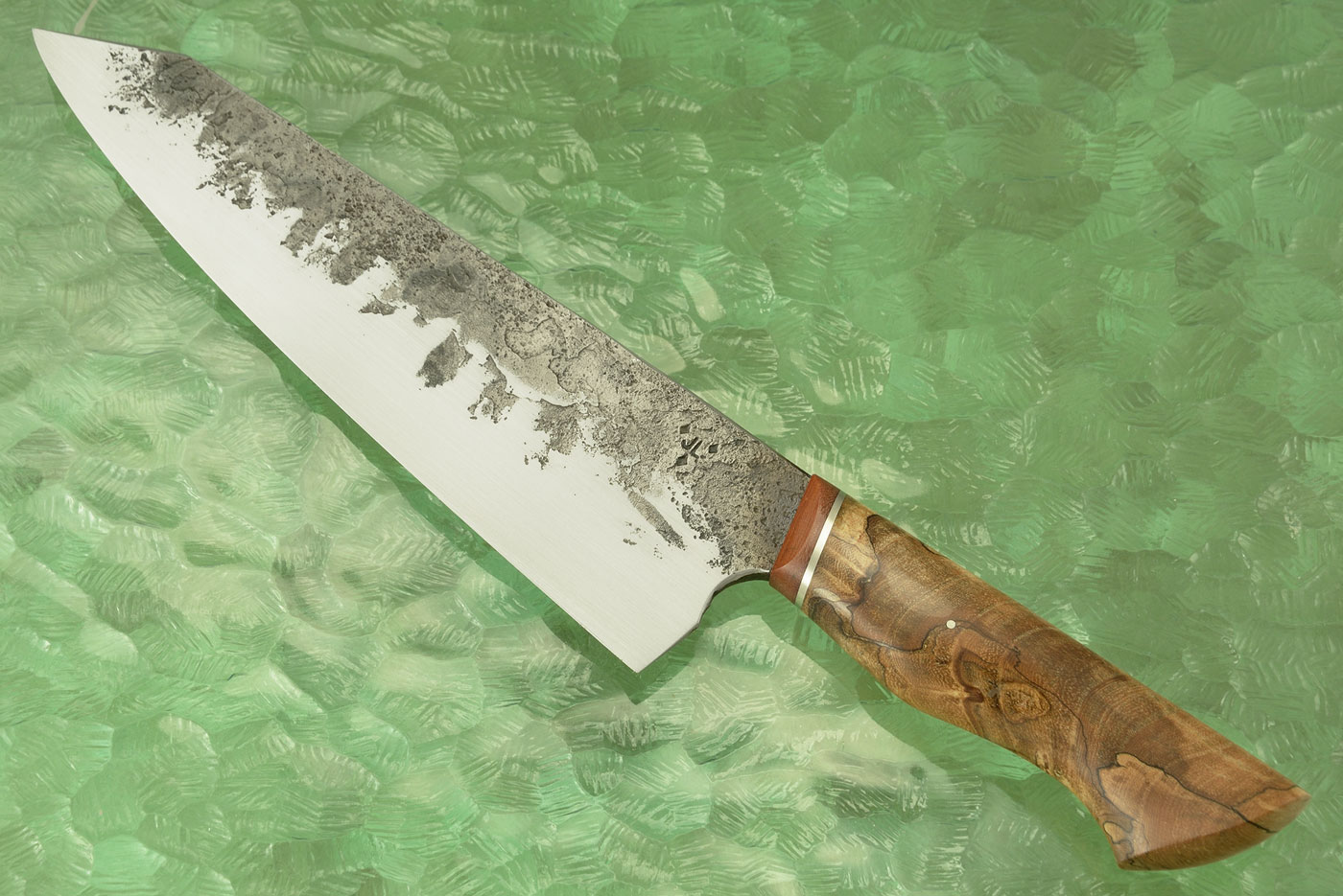 Brute de Forge Chef's Knife with Spalted Elm (8 in)