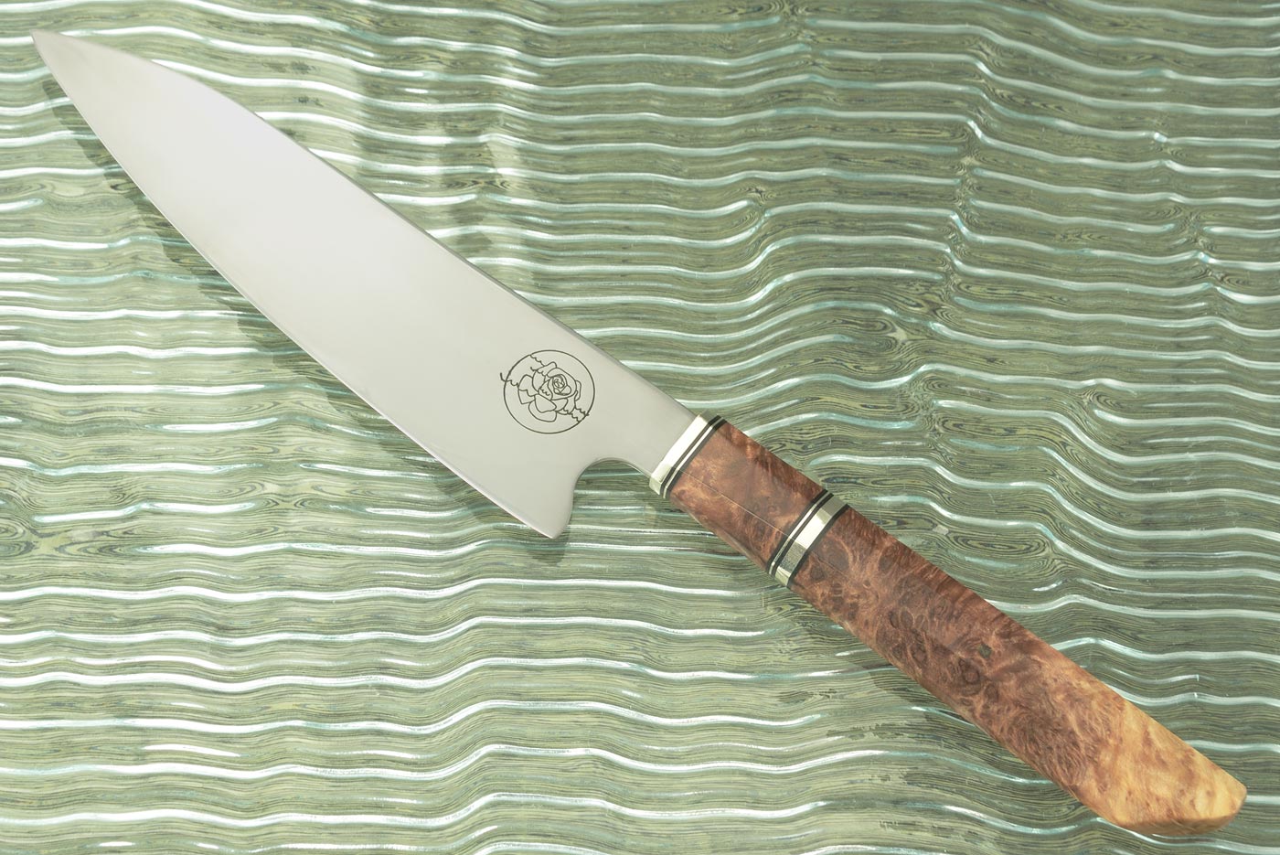 Chef's Knife (7 inches) with Lace Redwood