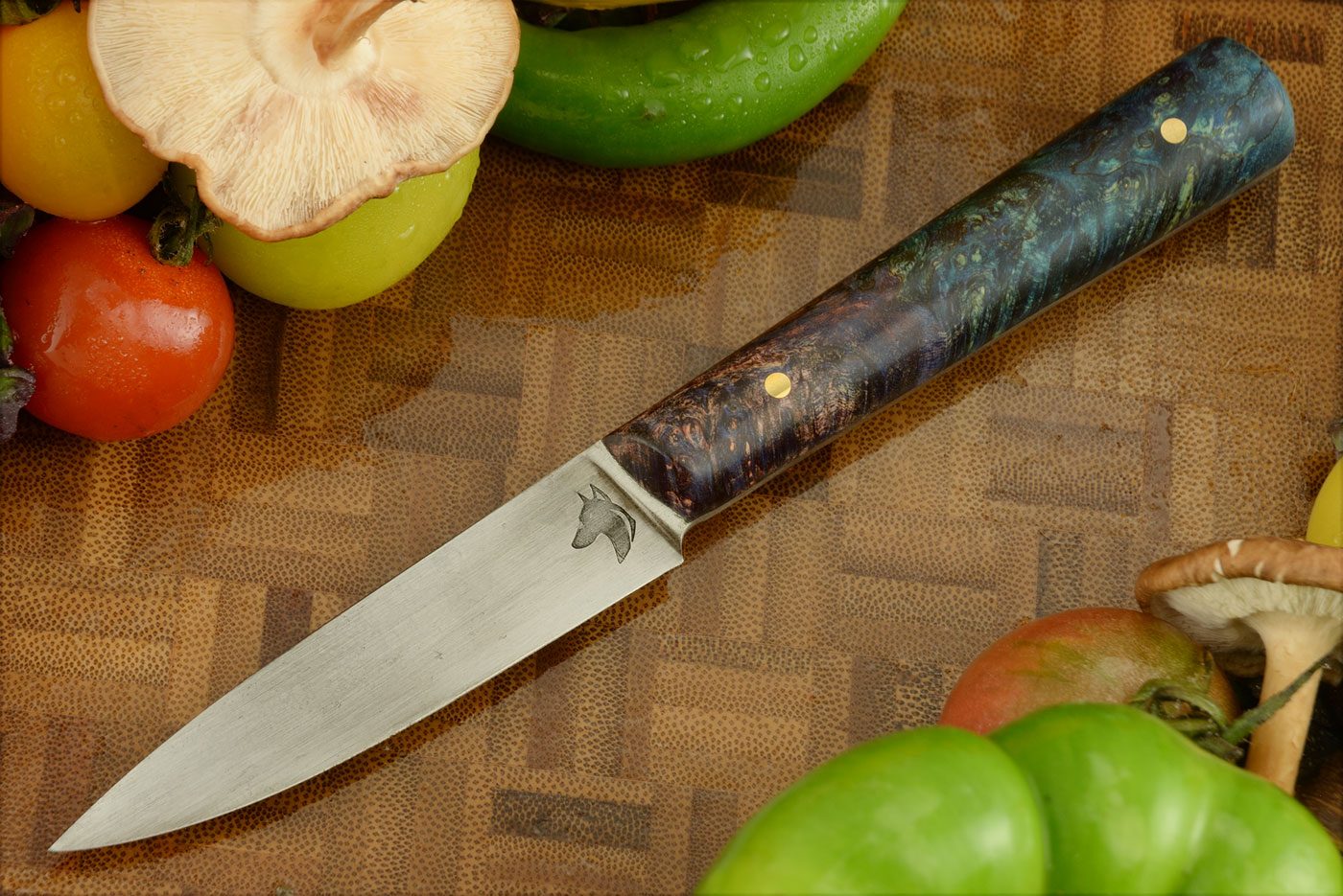 Paring Knife with Box Elder