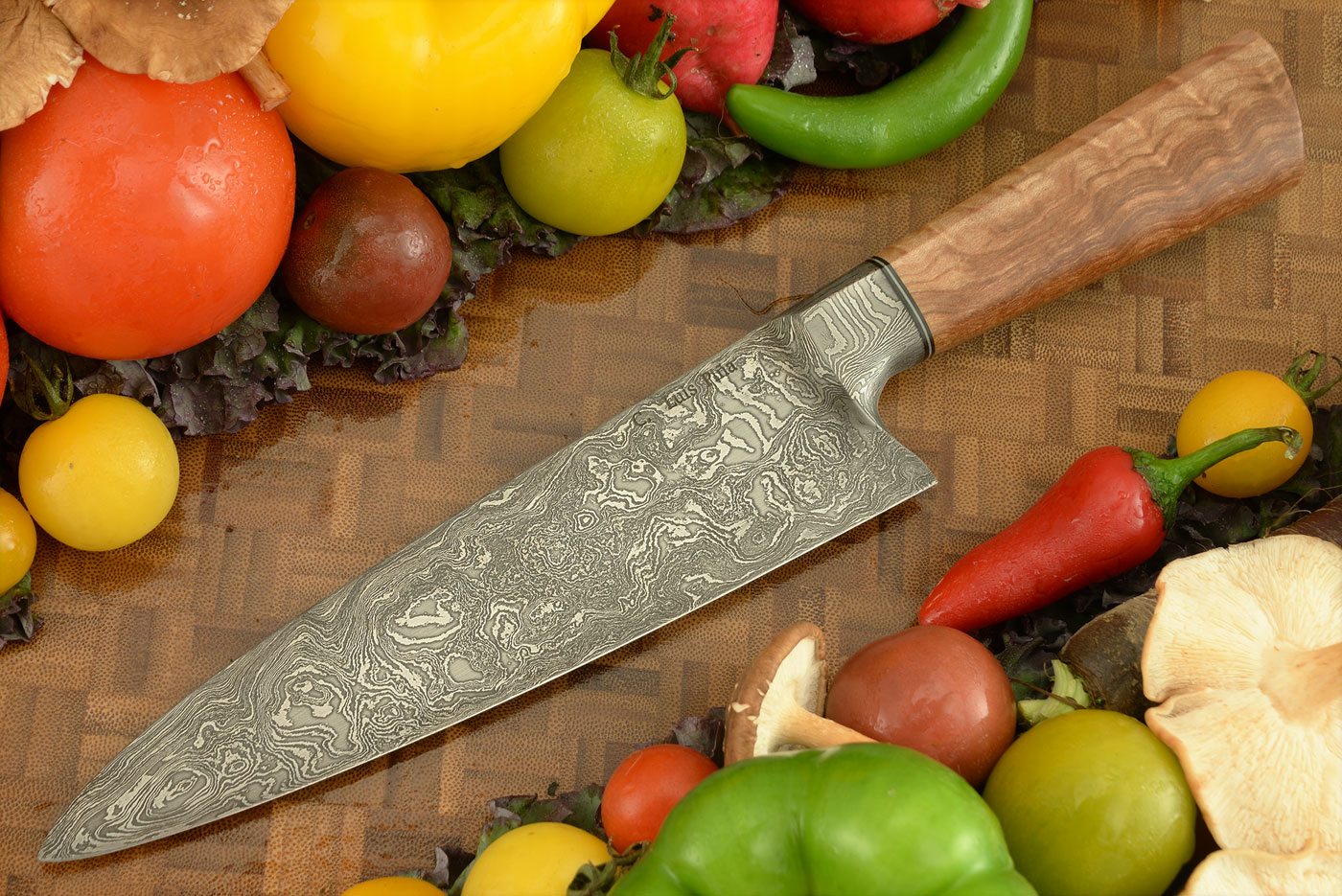 Integral Damascus Chef's Knife (7-1/2