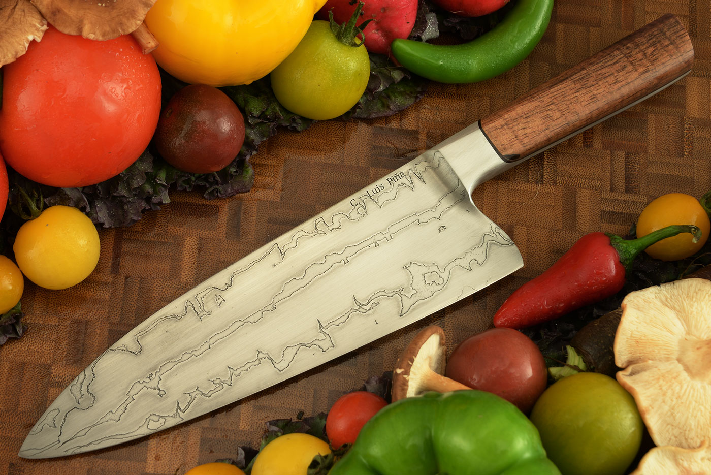 Integral Damascus Chef's Knife (8