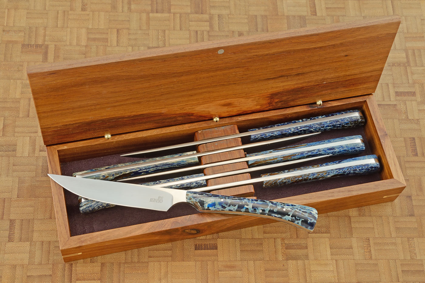 Steak Knife Set (6) with Kudu Horn