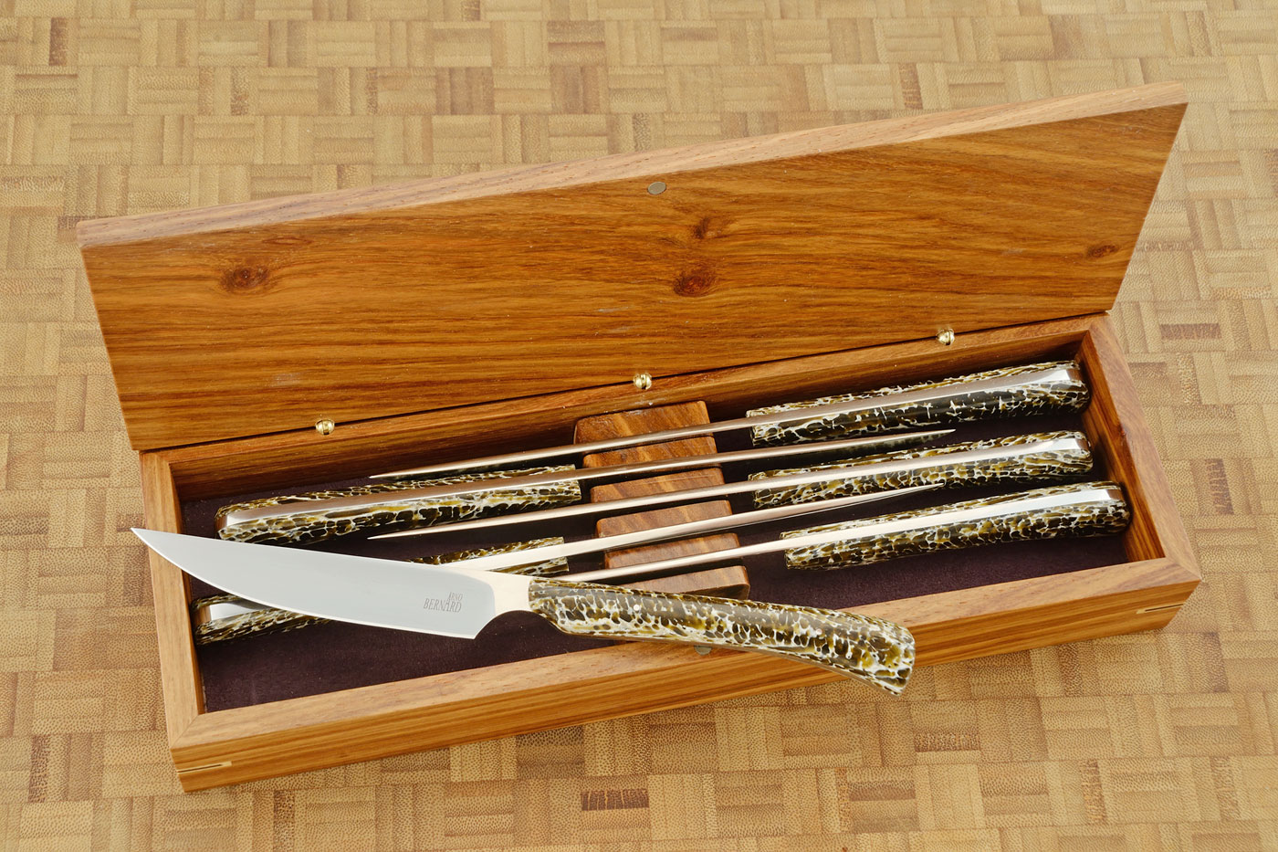 Steak Knife Set (6) with Kudu Horn