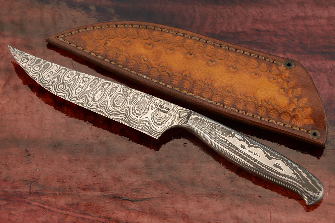 Integral Damascus Chef's Utility (4-3/4