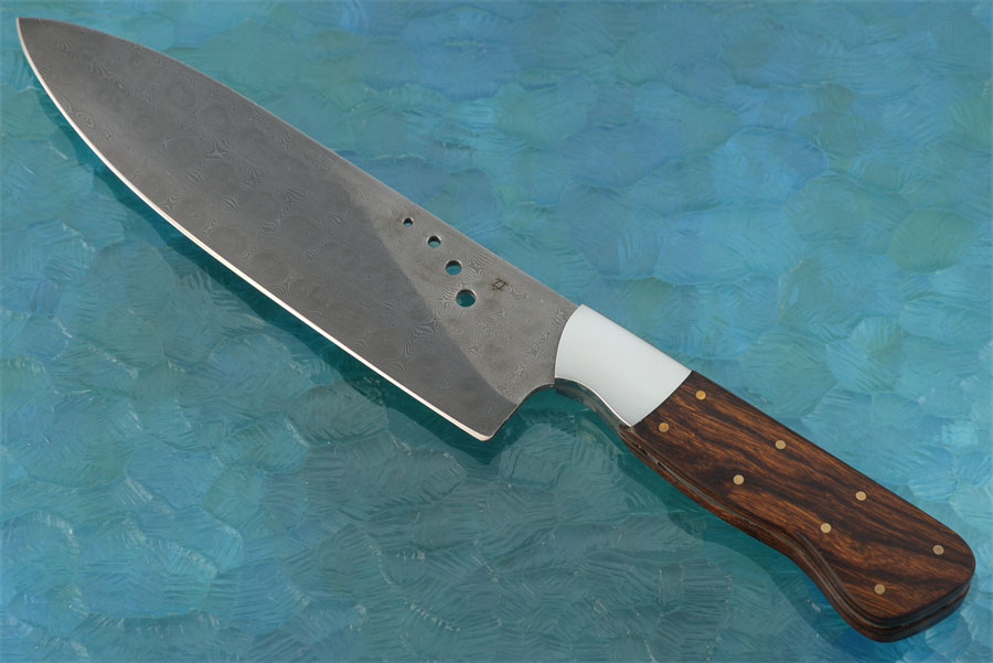 Damascus Chef's Knife (6-3/4 in.) with Ironwood