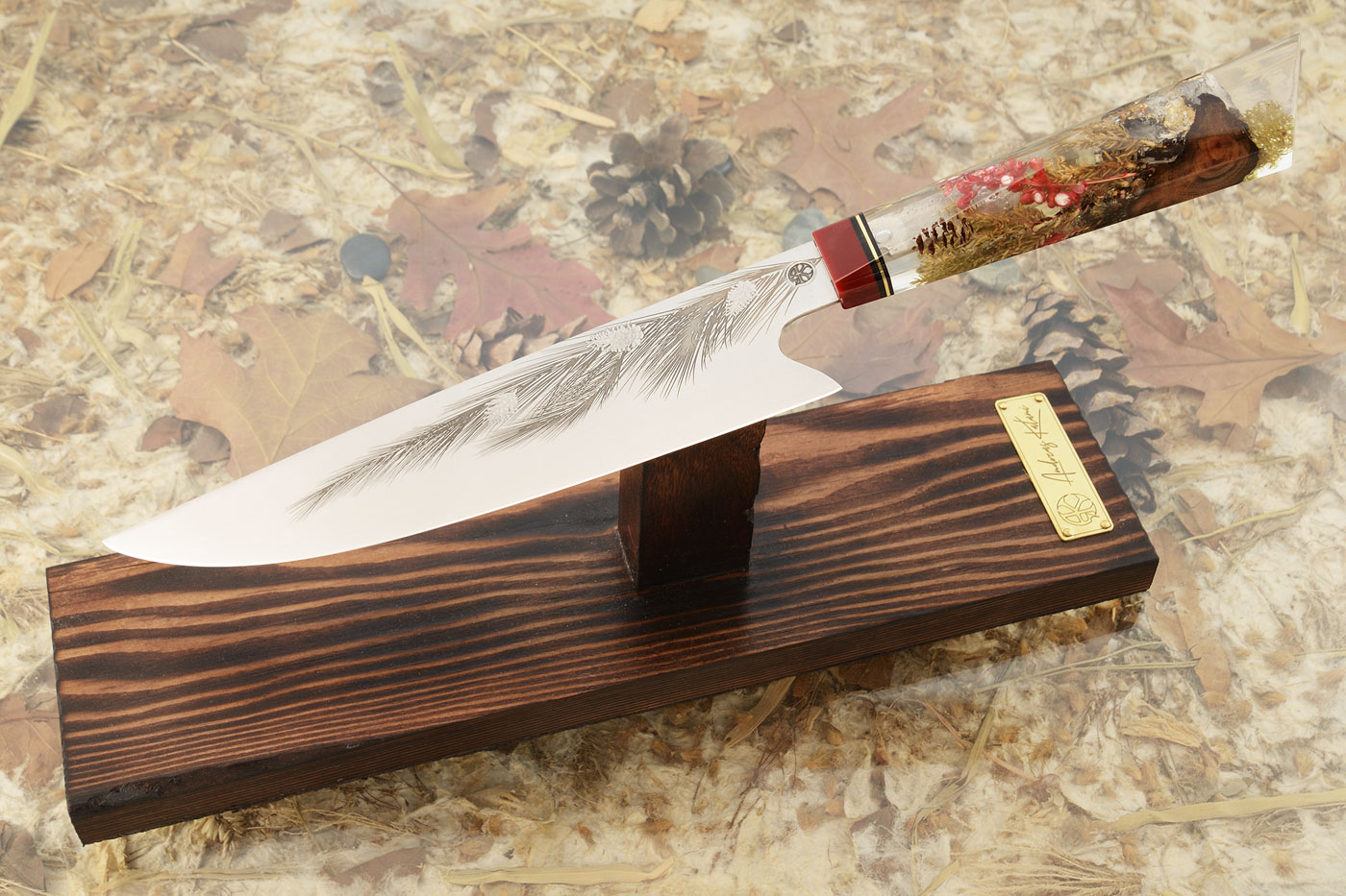 Dalla Chef's Knife (8-1/3 in.) with Natural Sequoia Galaxy
