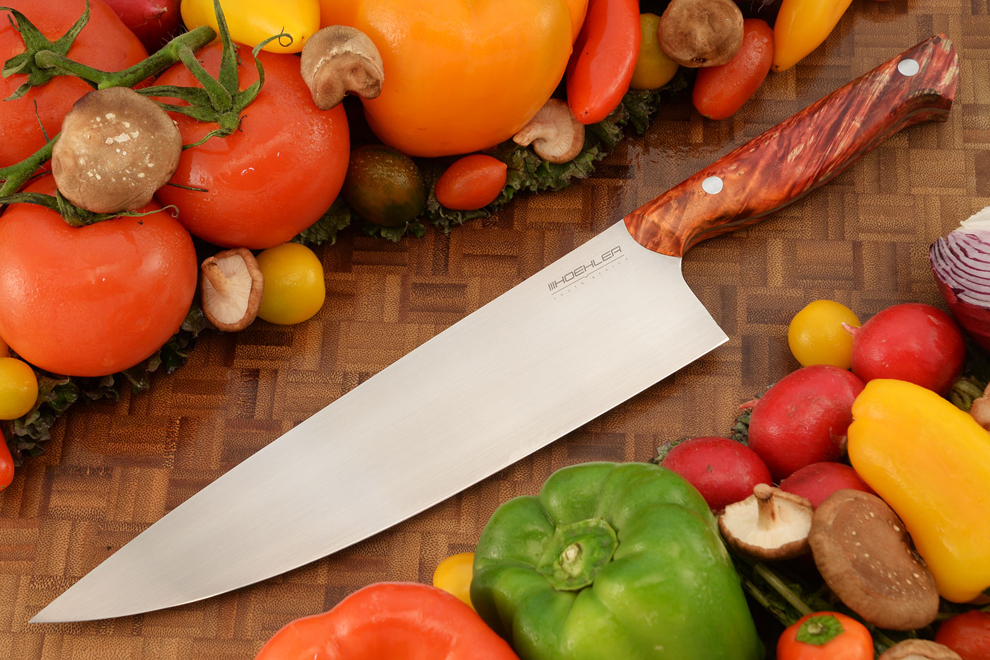 Chef's Knife (9-1/2 in.) with Maple Burl