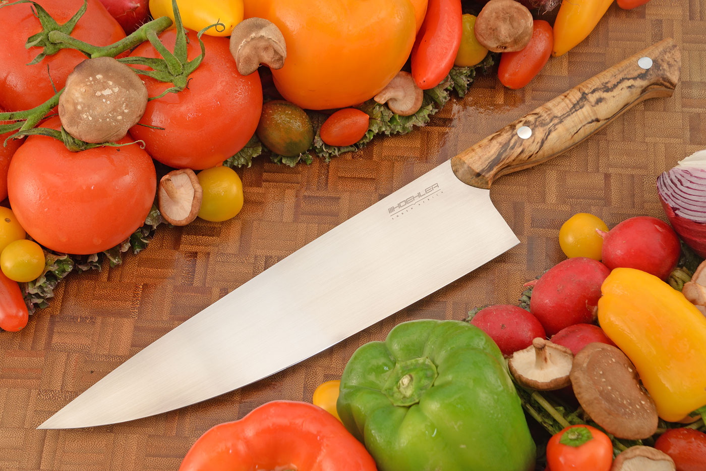 Chef's Knife (9-1/2 in.) with Spalted Alder