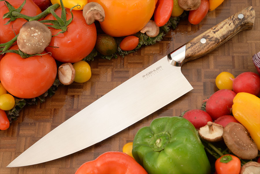 Chef's Knife (9-1/2 in) with Spalted Alder