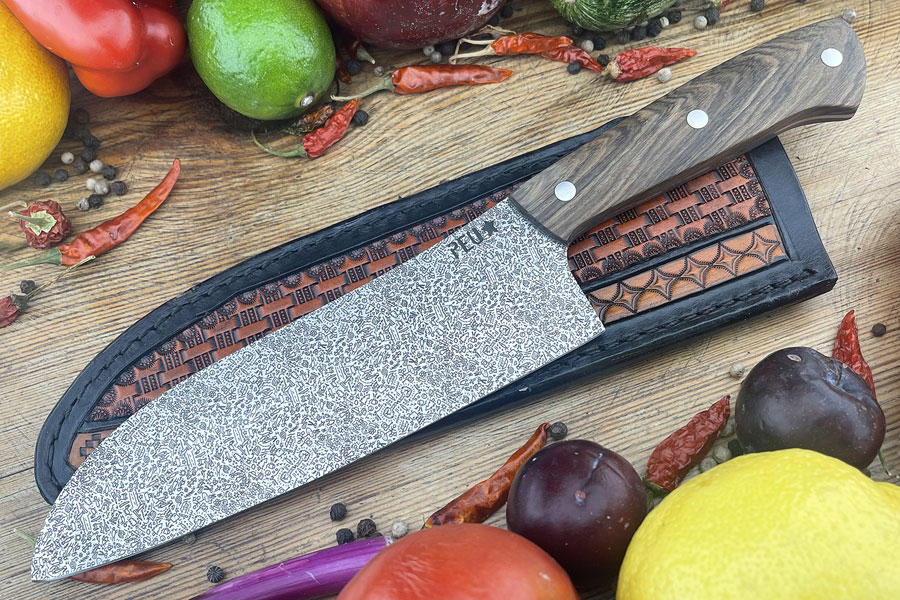 Chef's Knife (Santoku) with Guayubira and Stainless ToonMascus
