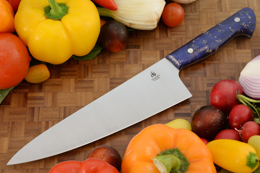 Chef's Knife (8-3/4 in.) with Blue Maple