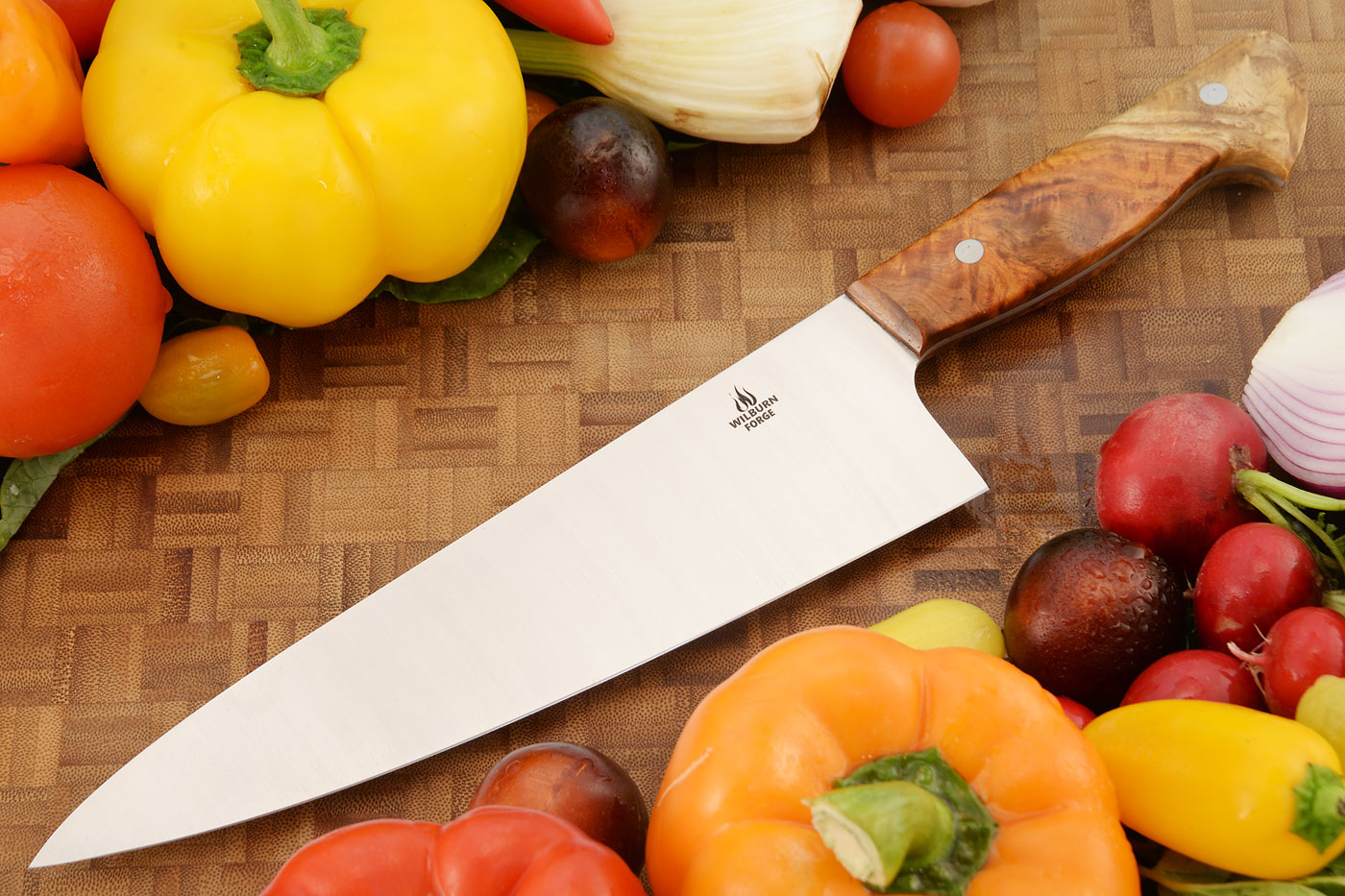 Chef's Knife (8-3/4 in.) with Amboyna Burl