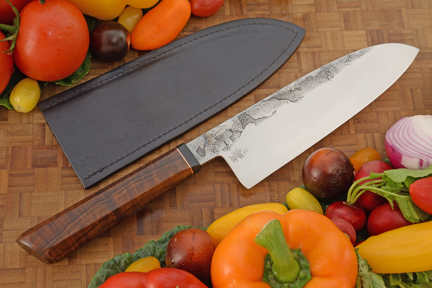 Santoku (7-1/4 in.) with Ringed Gidgee