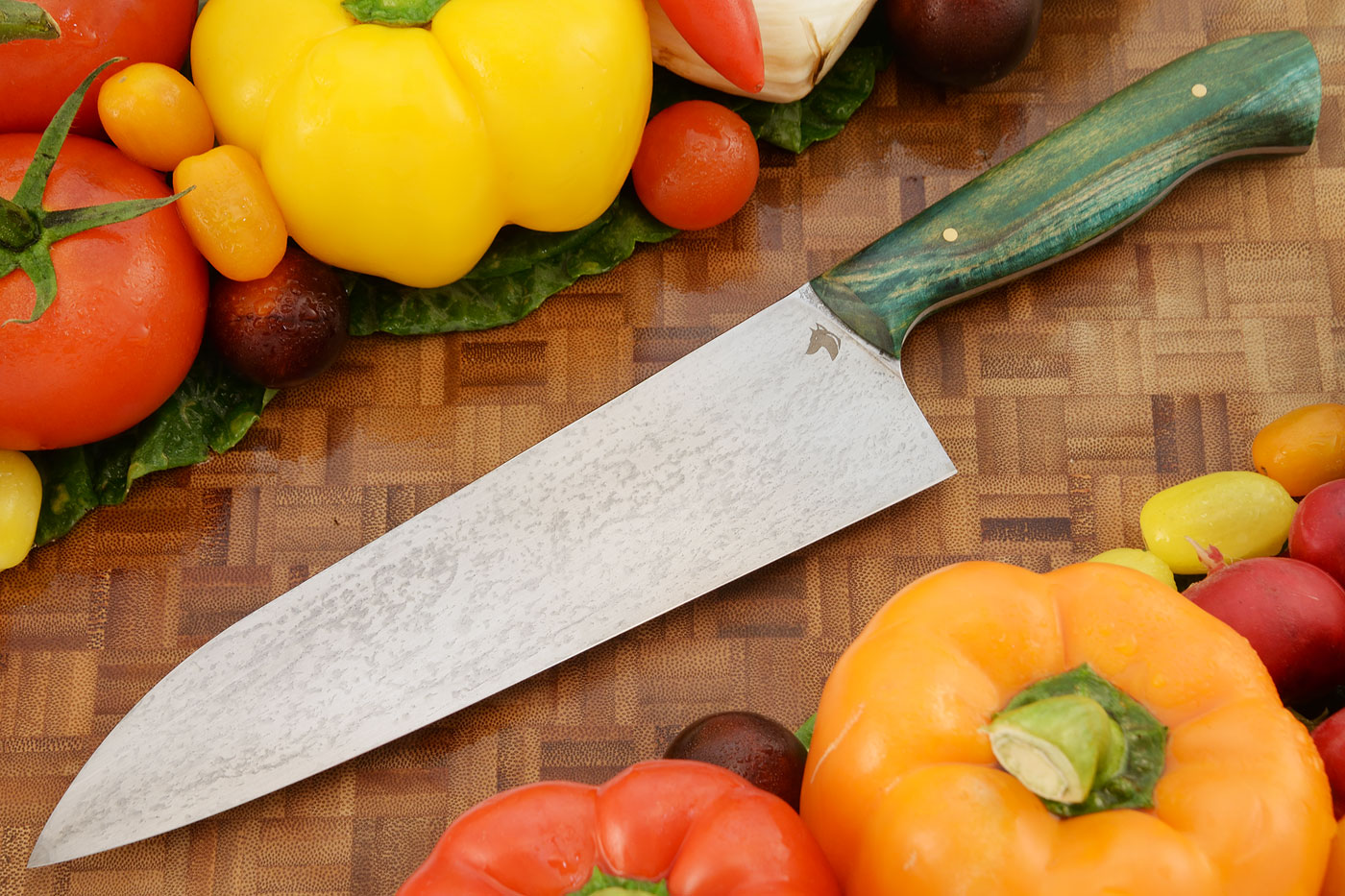 Chef's Knife (8 in.) with Green Maple