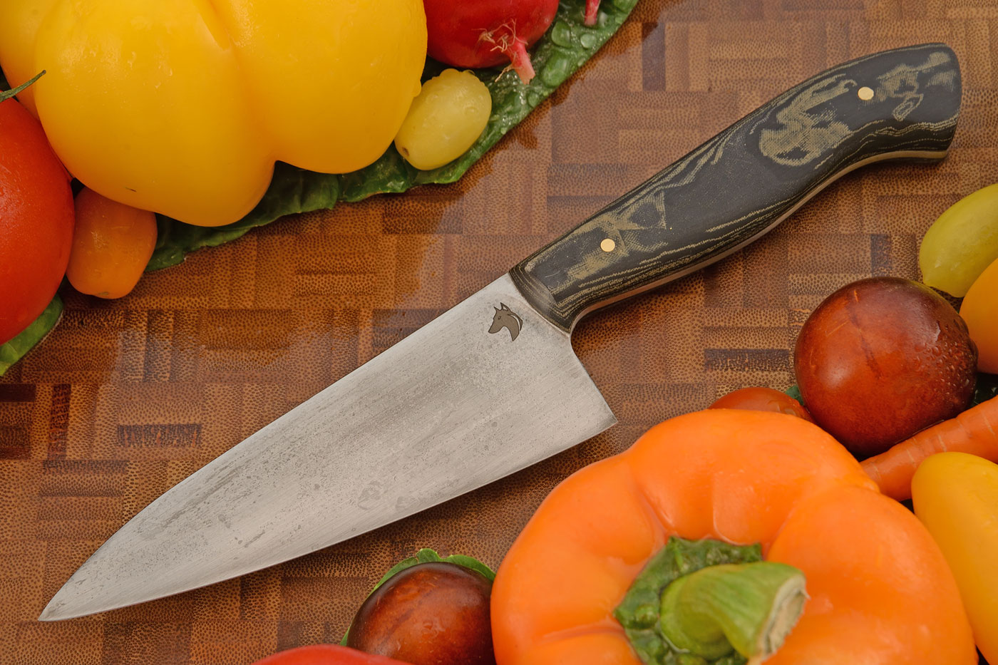 Chef's Knife (5-1/8 in.) with Linen Burl Micarta