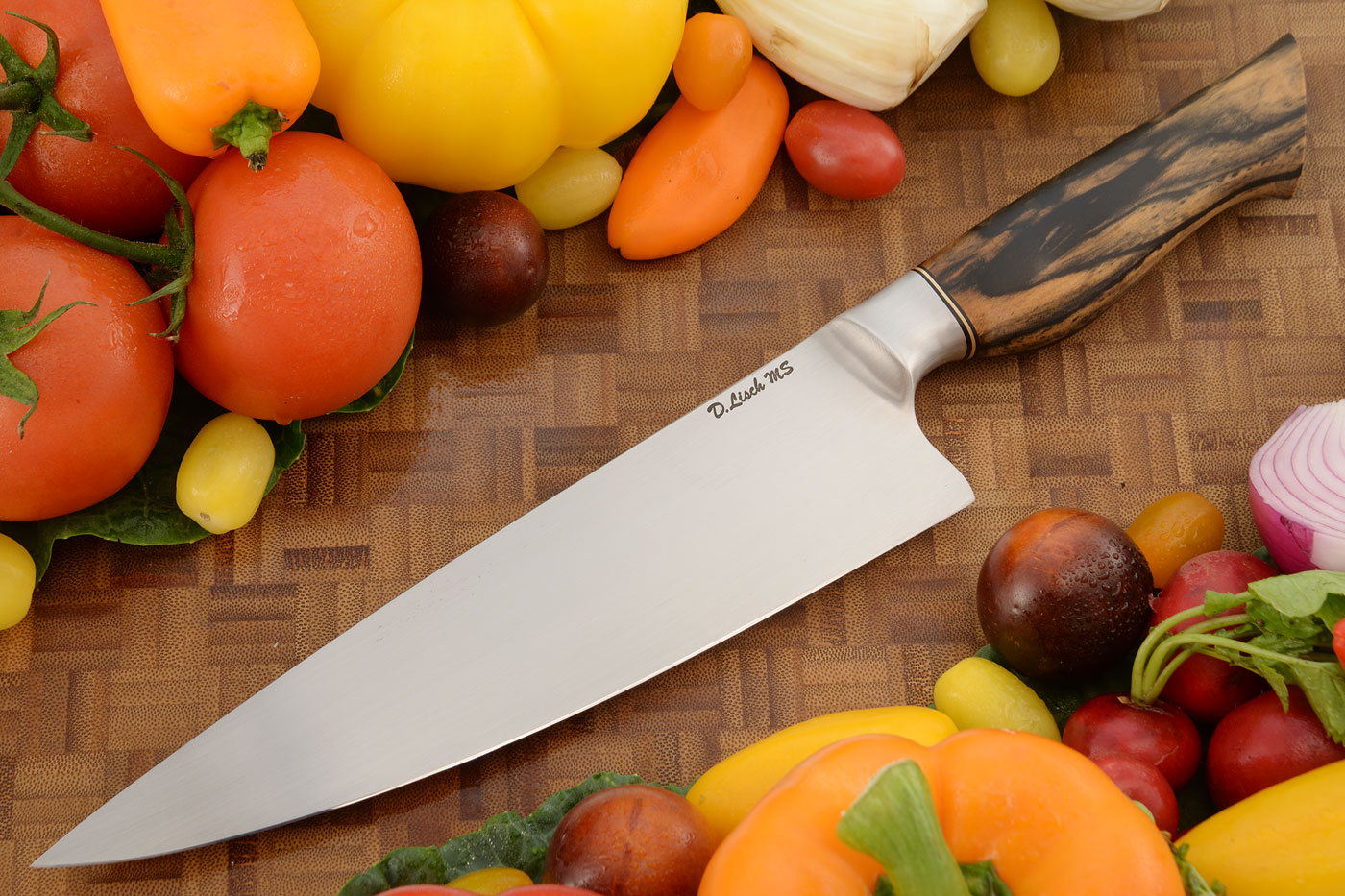 Chef's Knife (8-3/4 in.) with Black and White Ebony