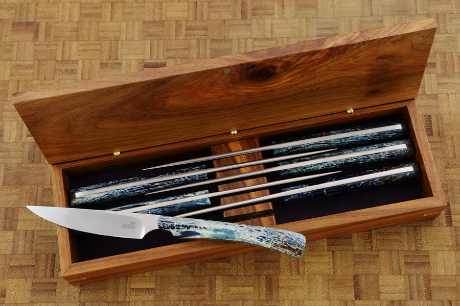 Steak Knife Set (6) with Kudu Horn