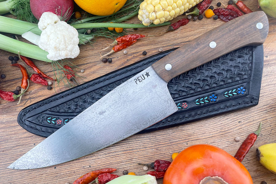 Chef's Knife (Cocinero 180mm) with Lapacho and O2 Carbon Steel