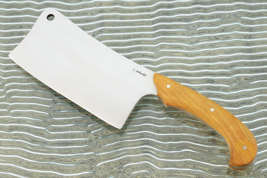Meat Cleaver with Osage Orange