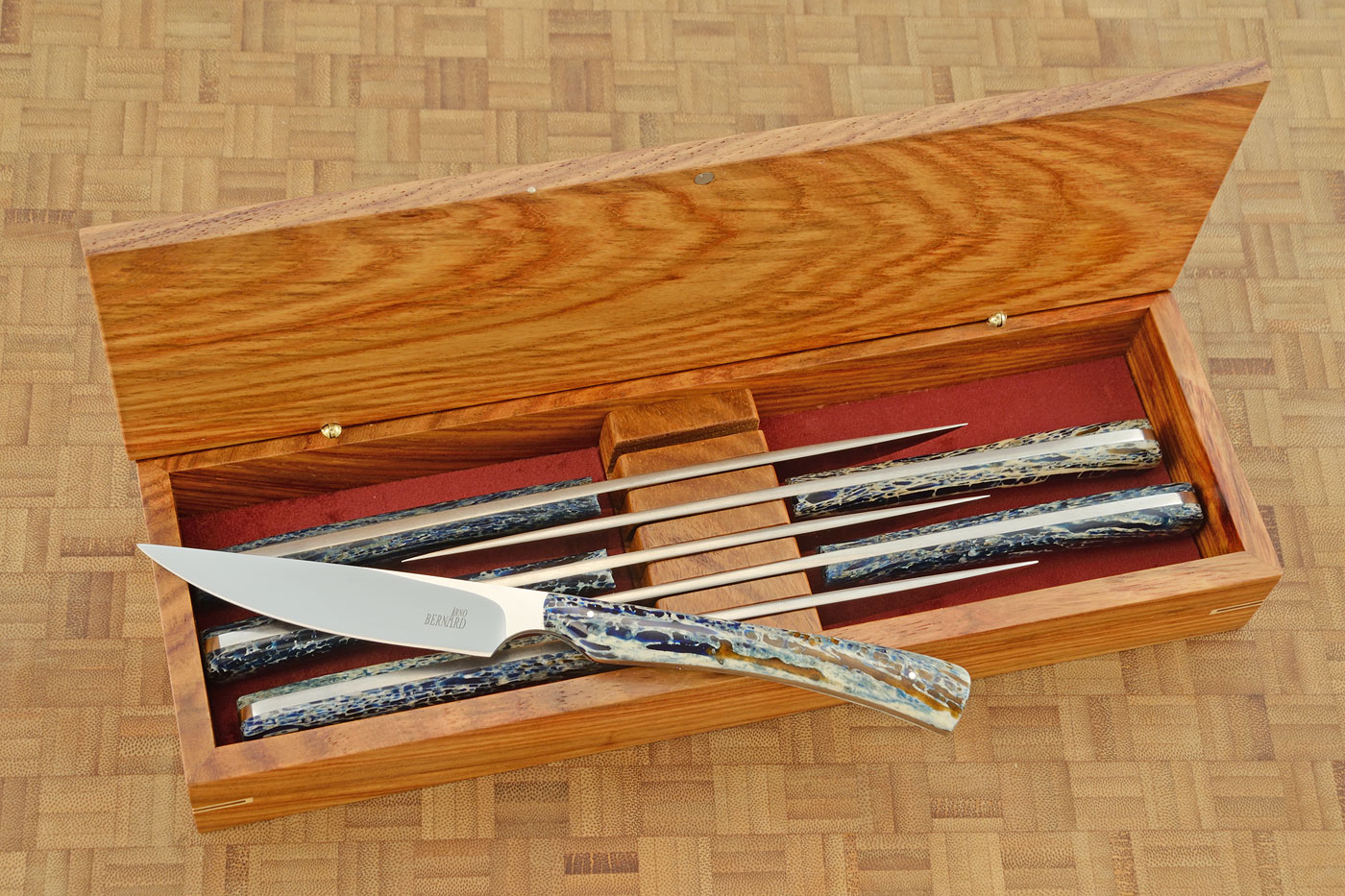 Steak Knife Set (6) with Kudu Horn