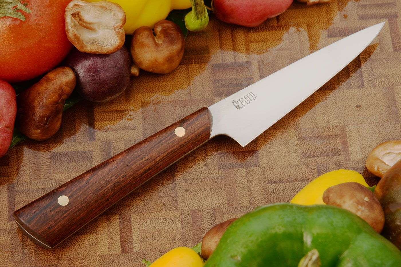 Paring Knife with Honduran Rosewood (3-3/4 inches) - AEB-L