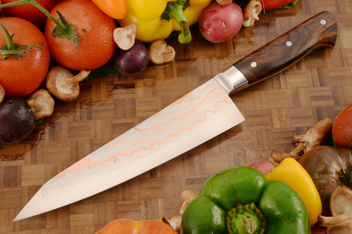 Chef's Knife (Gyuto) with Ironwood (8-1/8 in) - Stainless Yu-Shoku