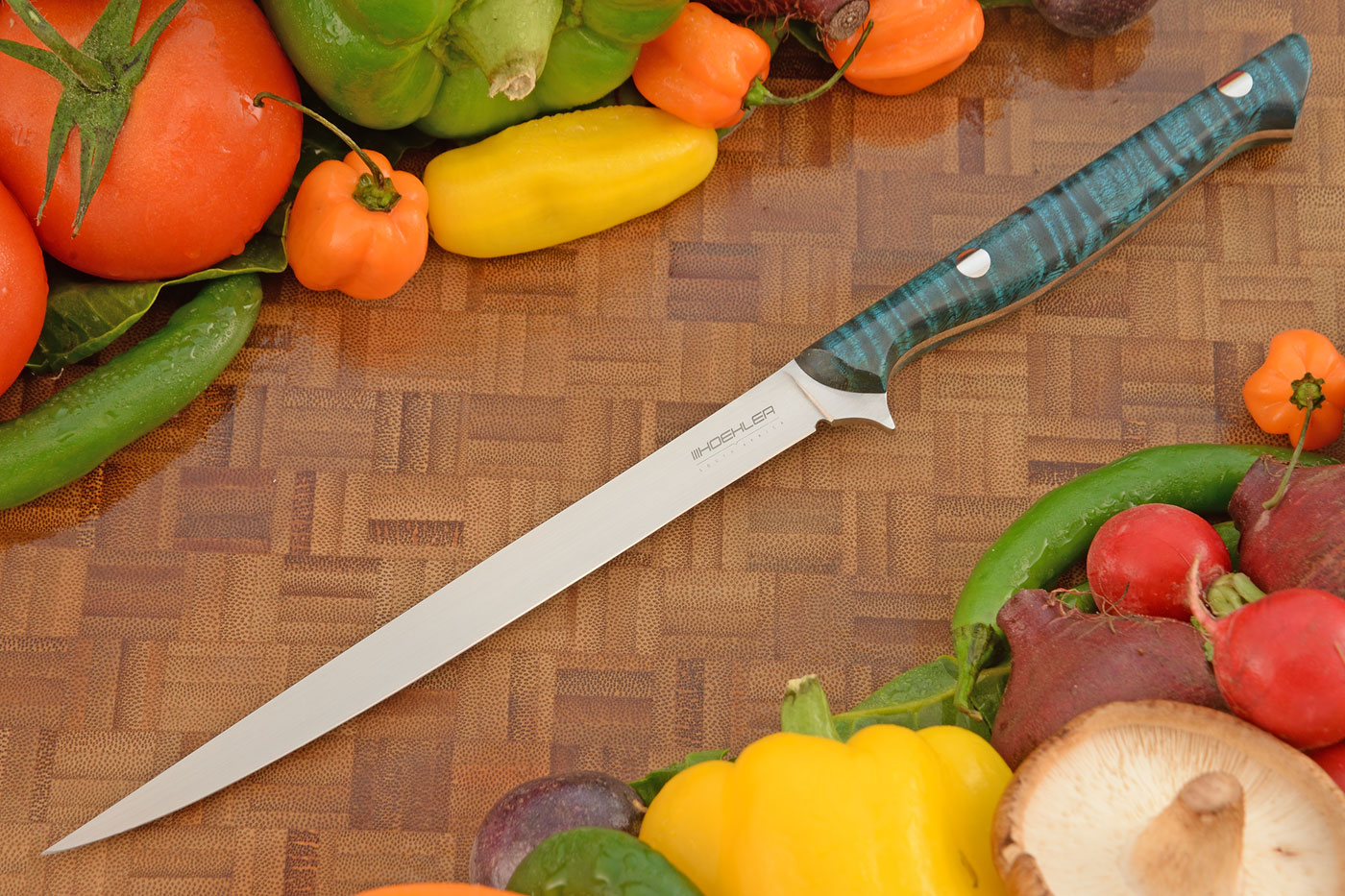 Fillet/Boning Knife (7 in.) with Curly Mango (Semi-Stiff)