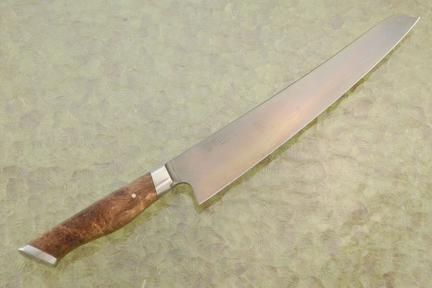 Forged Slicer with Bigleaf Maple Burl (10