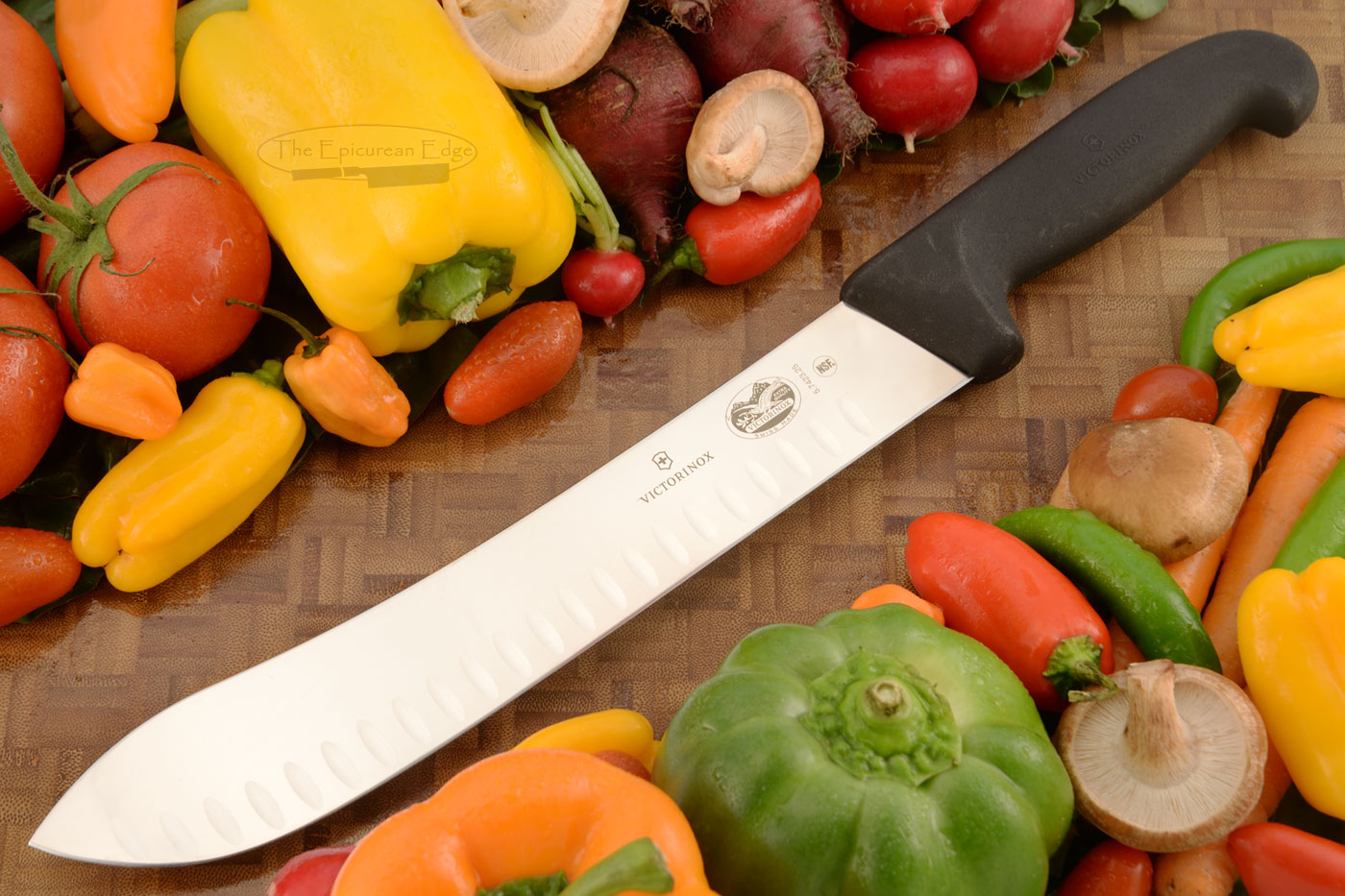 Victorinox Fibrox Butcher knife, Granton Edge - 10 in. (40638)