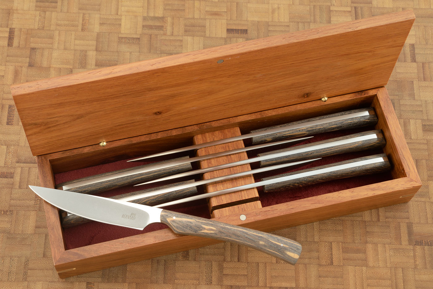 Steak Knife Set (6) with Bog Oak