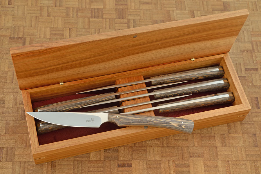 Steak Knife Set (6) with Bog Oak