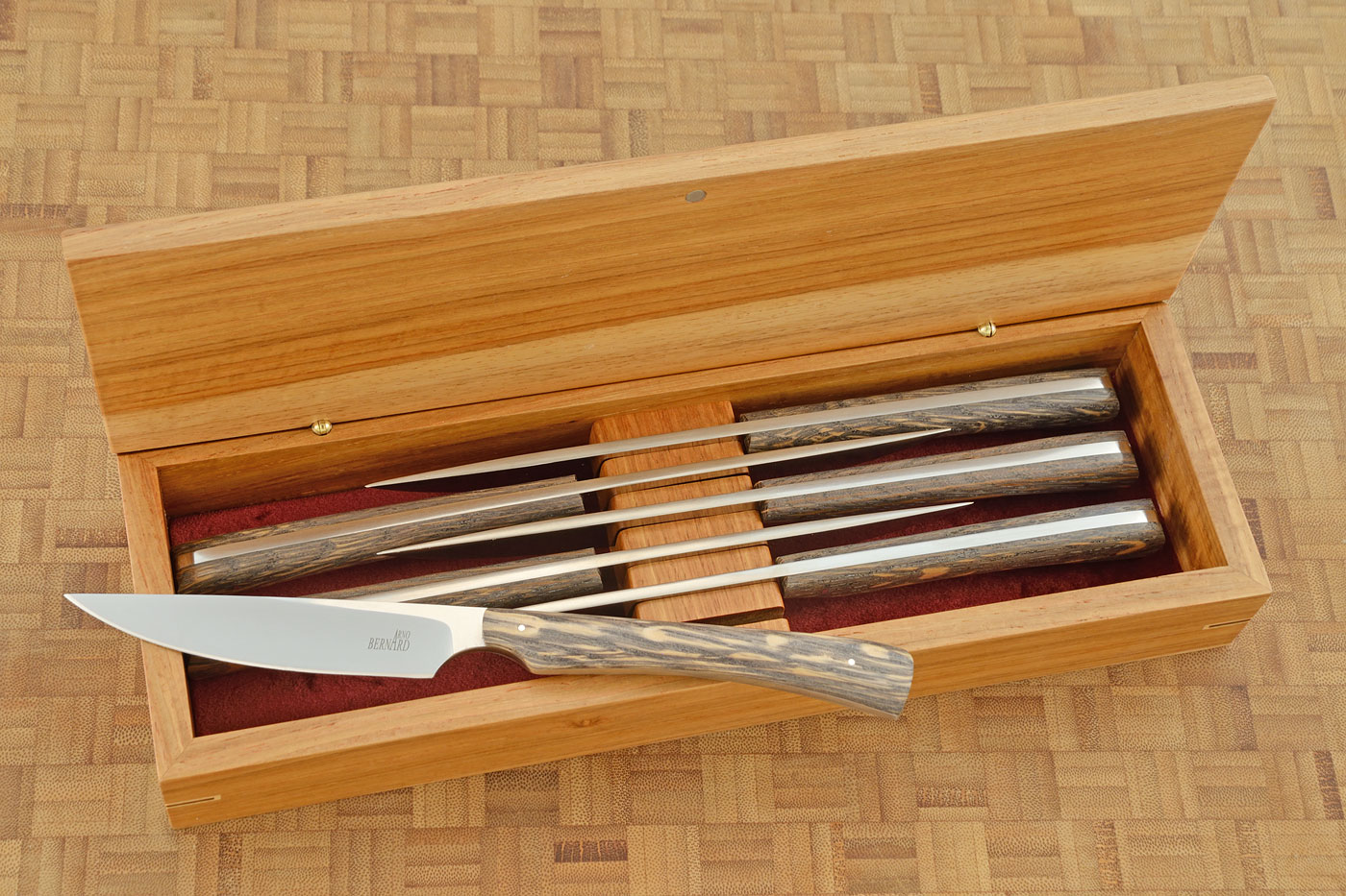 Steak Knife Set (6) with Bog Oak