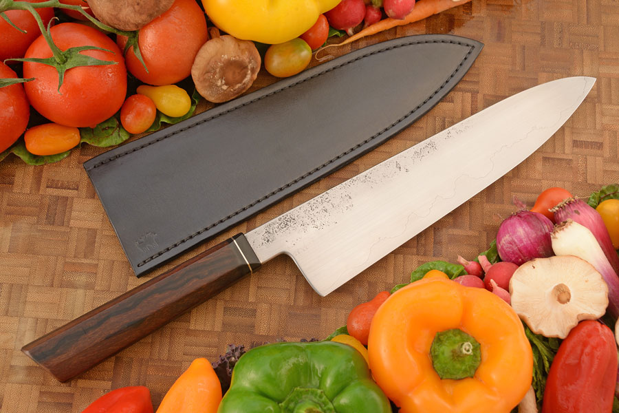 San Mai Chef's Knife (9 in.) with Ironwood