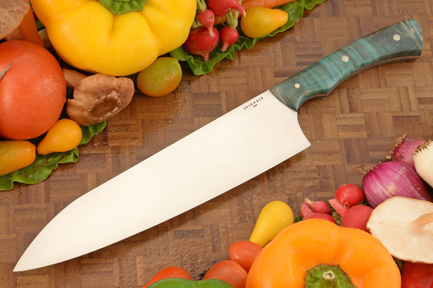 Chef's Knife (8 in.) with Curly Maple - Nitro-V Stainless