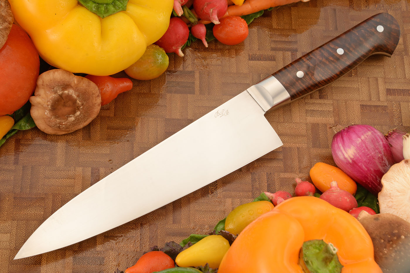 Chef Knife (Gyuto) with Ringed Gidgee (7-1/3 in.)