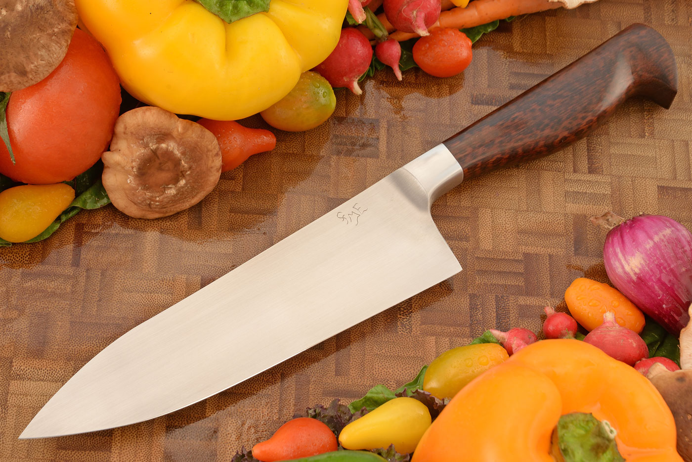 Integral Chef Knife (7 in.) with Snakewood - 52100 Carbon