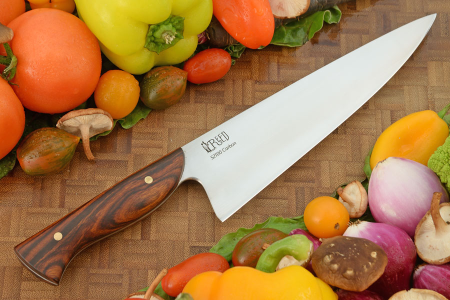 Chef's Knife with Ironwood (8 inches) - 52100 Carbon Steel