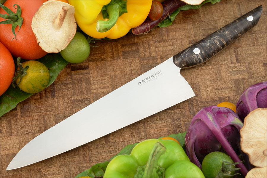 Chef's Knife - Gyuto - (8-1/8 in) with Maple Burl