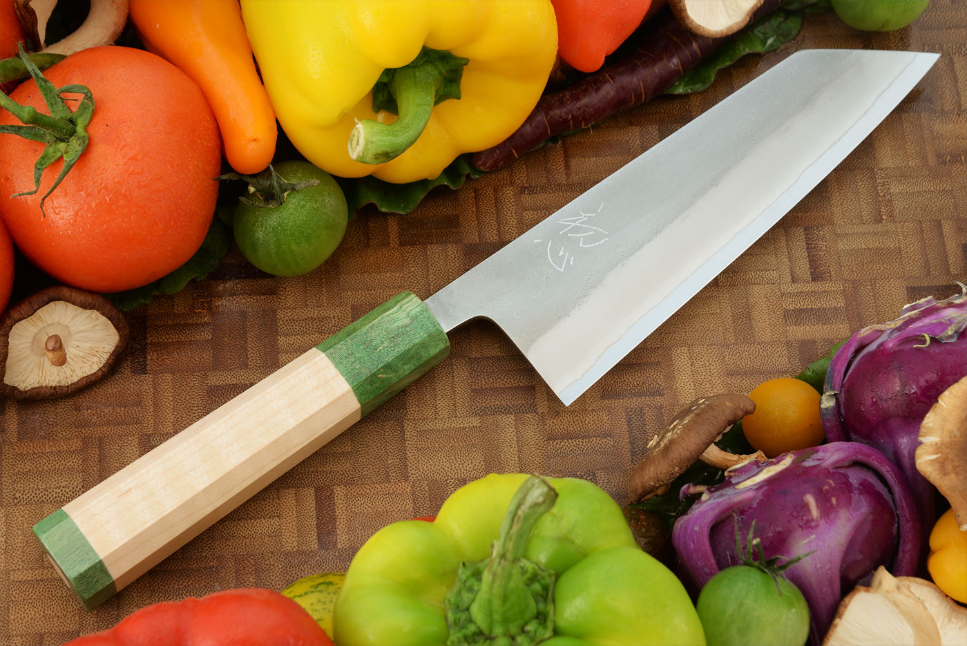 Chef's Knife (Bunka) - 6-1/2 in. (165mm) - Shirogami 2 Carbon Nashiji
