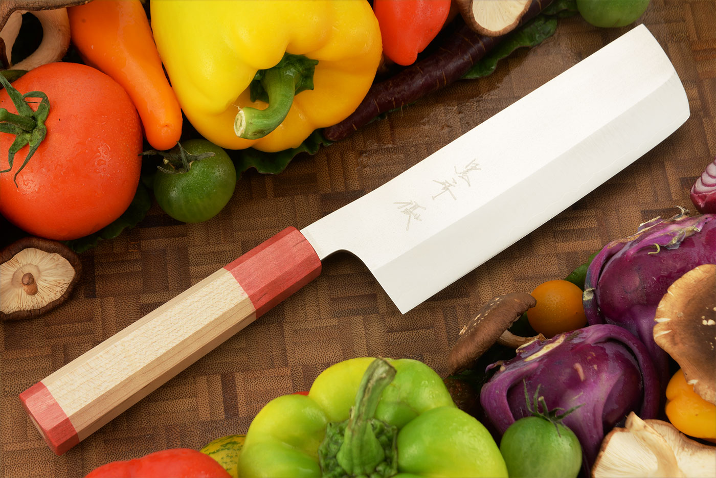 Vegetable Cleaver (Nakiri) - 6-1/2 in. (165mm) - VG-XEOS Stainless San Mai