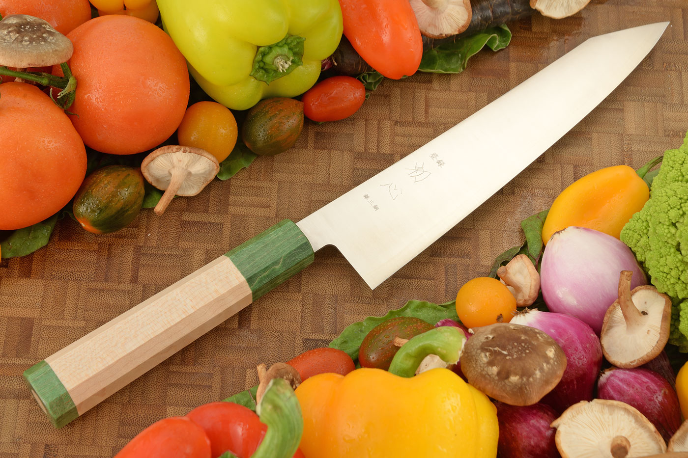 Chef's Knife (Kiritsuke Gyuto) - 8-1/4 in. (210mm) - Ginsan Stainless