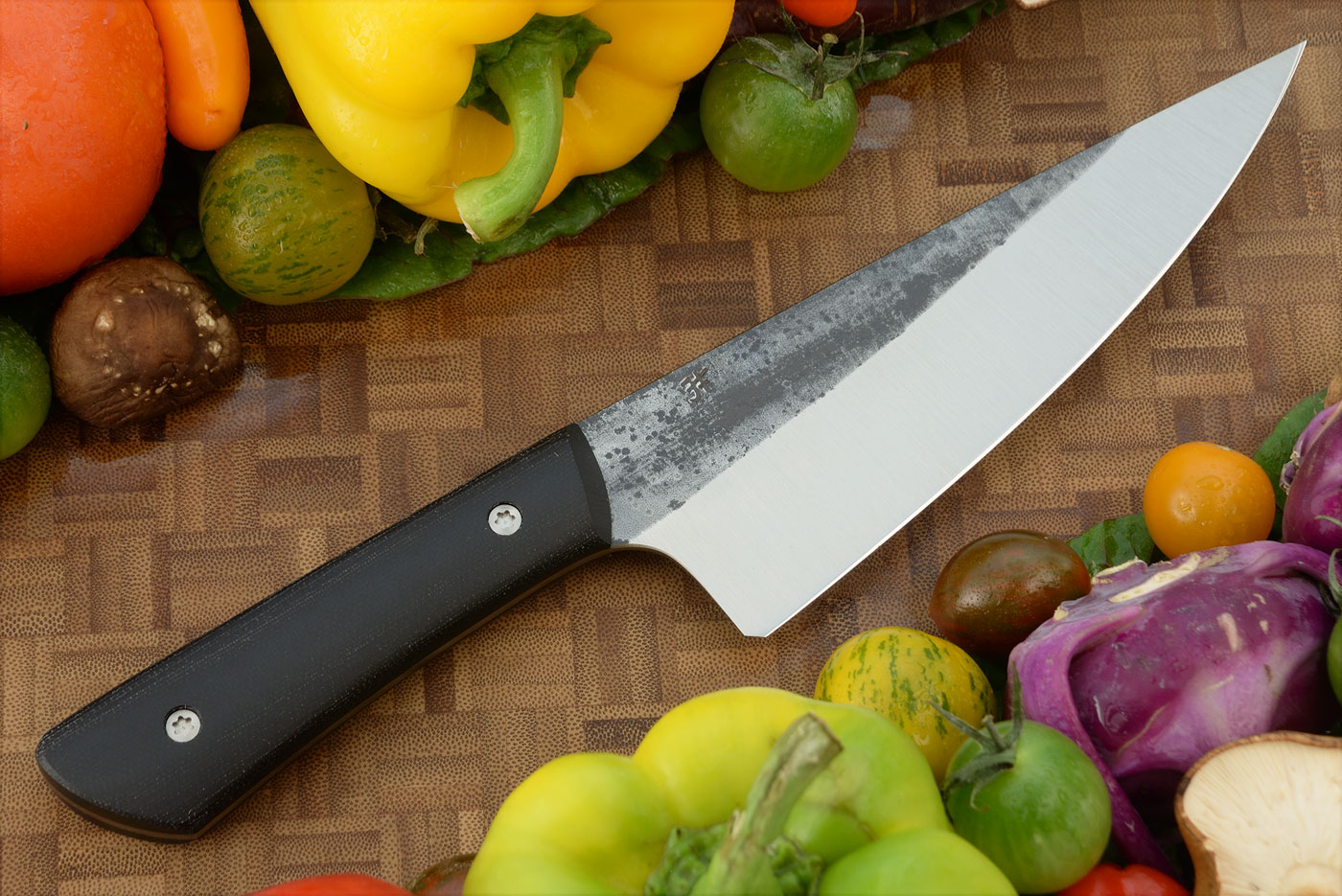 Chef's Knife with Black Micarta (6-1/2 in)