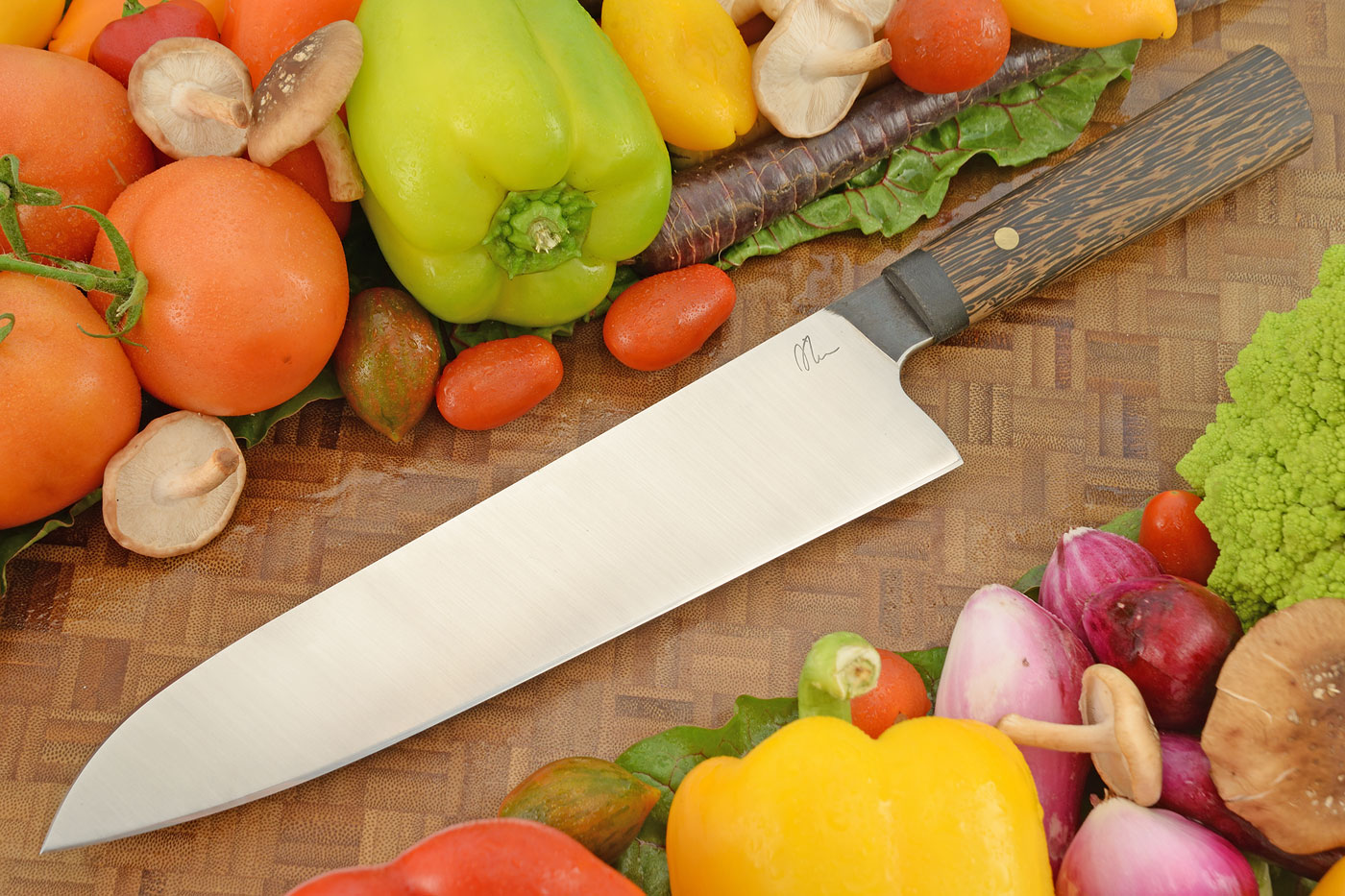 Forged Chef's Knife (9-1/2 in.) with Black Palm