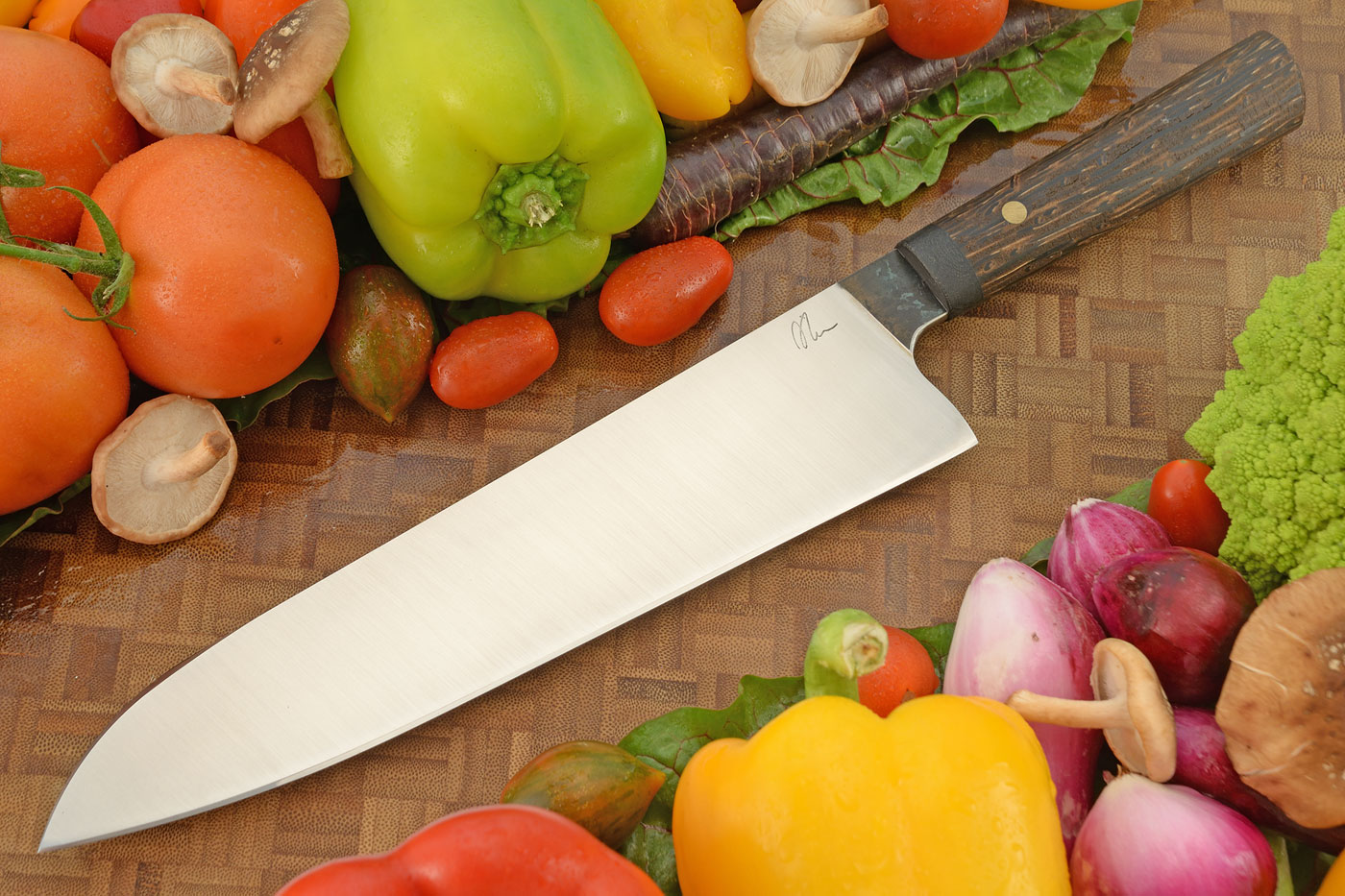 Forged Chef's Knife (9-1/2 in.) with Black Palm