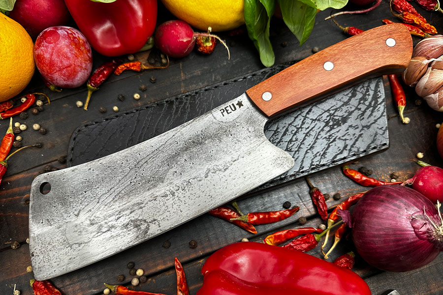 Meat Cleaver with Urunday and O2 Carbon Steel