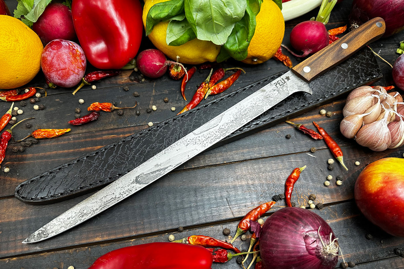 Fillet Knife with Jacaranda