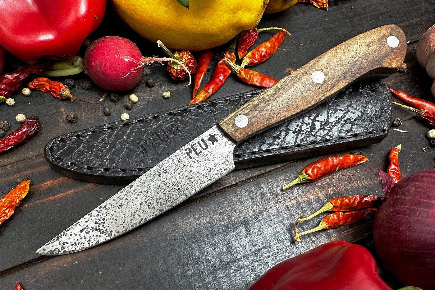 Paring Knife with Lapacho and O2 Carbon Steel