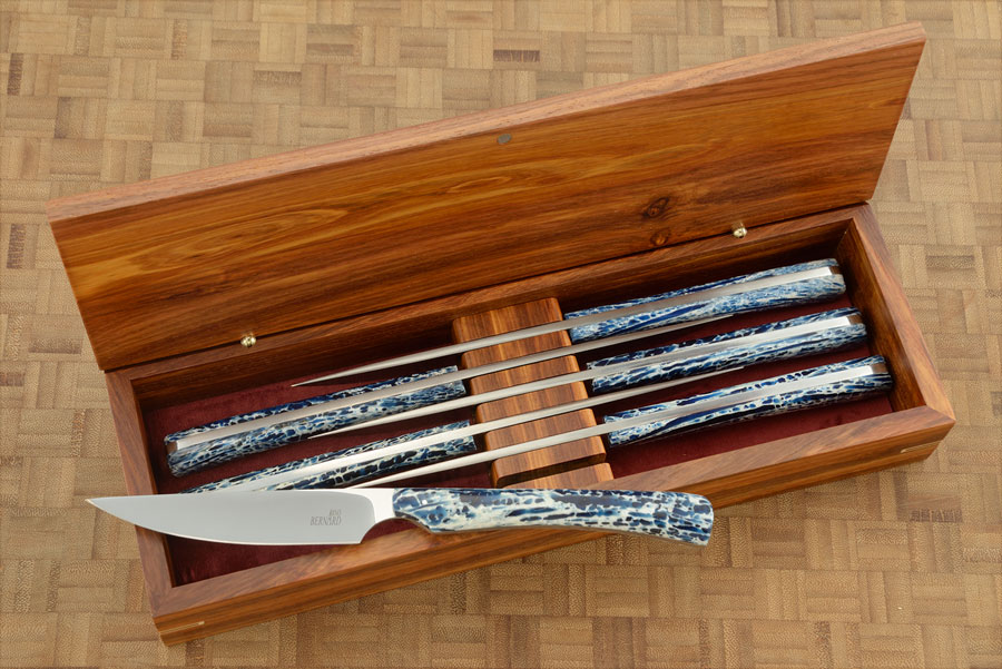 Steak Knife Set (6) with Kudu Horn