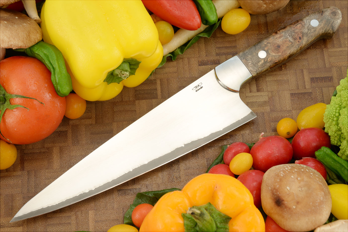 Chef's Knife (8-2/3 in.) with Neru - Shiro2 San Mai
