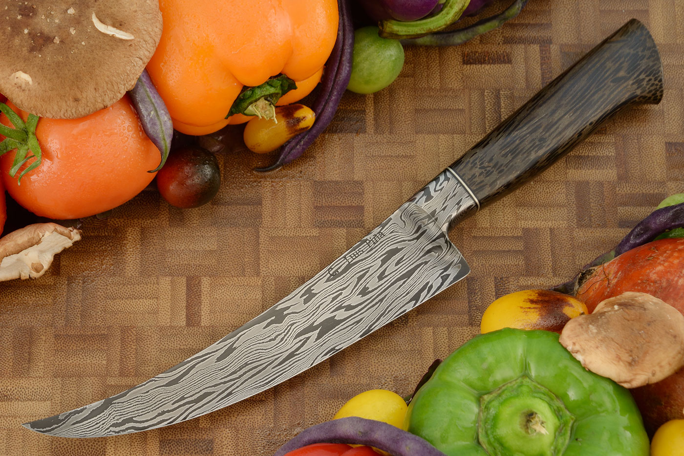 Integral Damascus Boning/Fillet Knife - Gokujo (6-2/3